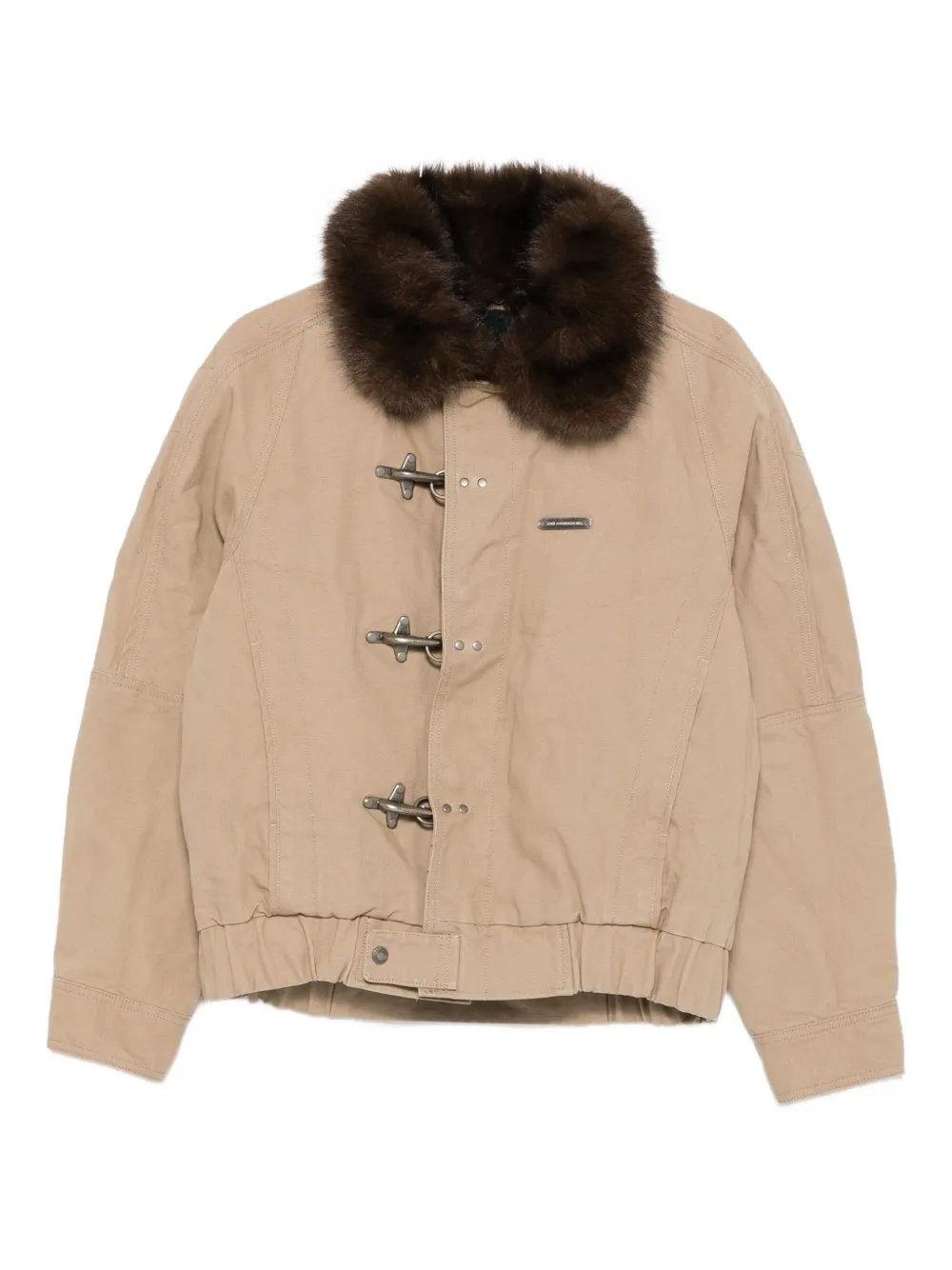 Andersson Bell Ortega faux-fur collar jacket | Neutrals | Image 1