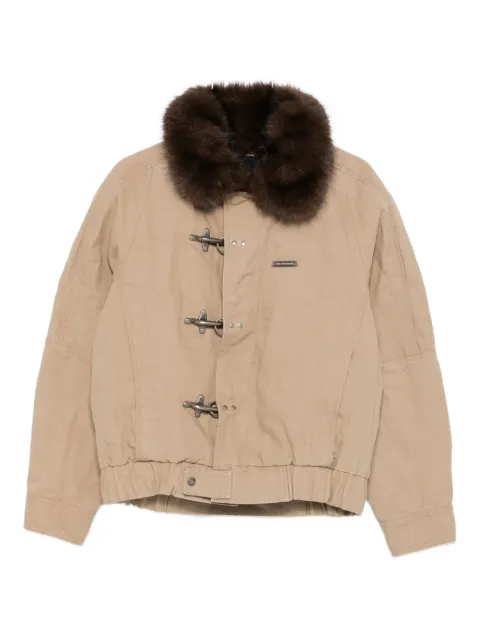 Andersson Bell Ortega faux-fur collar jacket