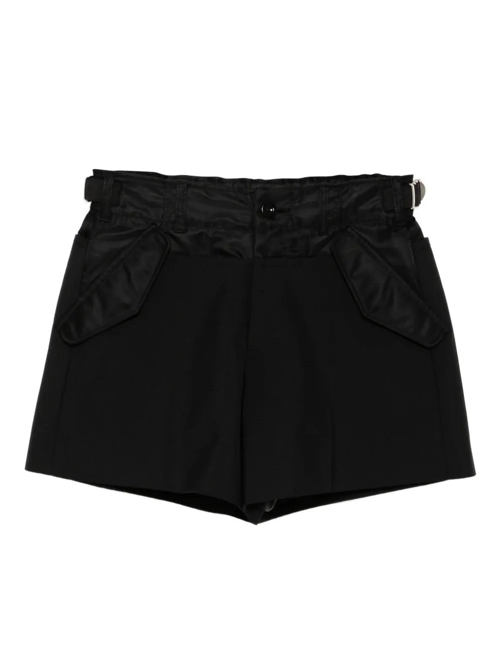 Sacai Shorts met ceintuur Zwart