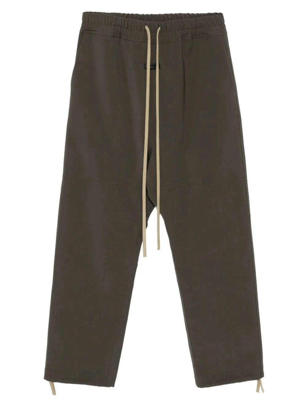 Fear Of God Broek met wijde pijpen en split Grijs