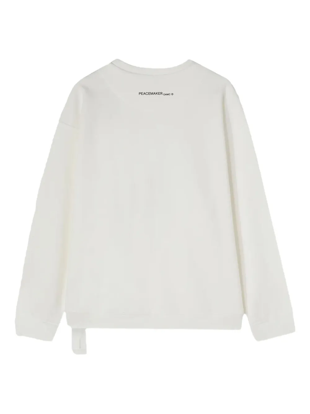 OAMC Peacemaker Sweater met ronde hals en vogelprint - Wit