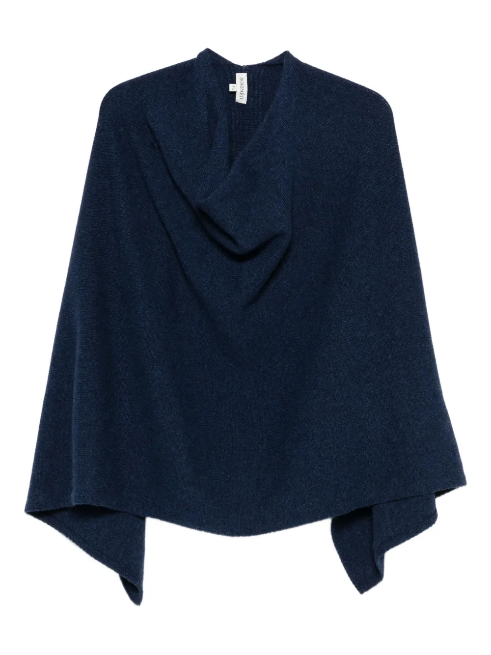 Eric Bompard cashmere long poncho | Blue | Image 1