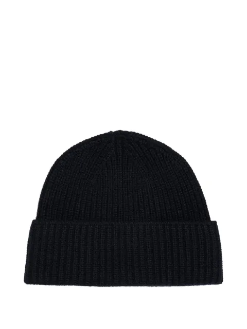 Eric Bompard ribbed beanie hat