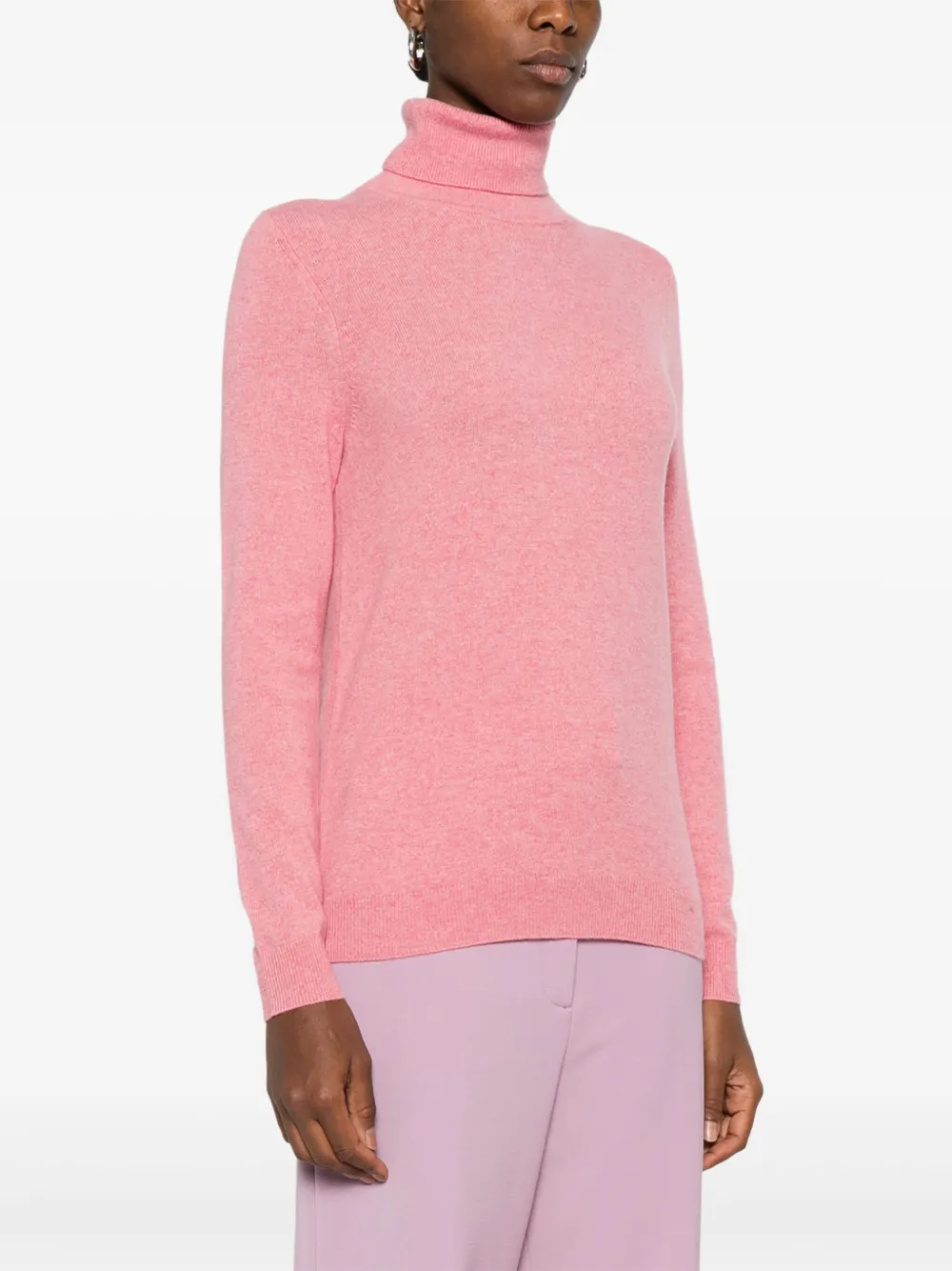 Roll-Neck Cashmere Sweater