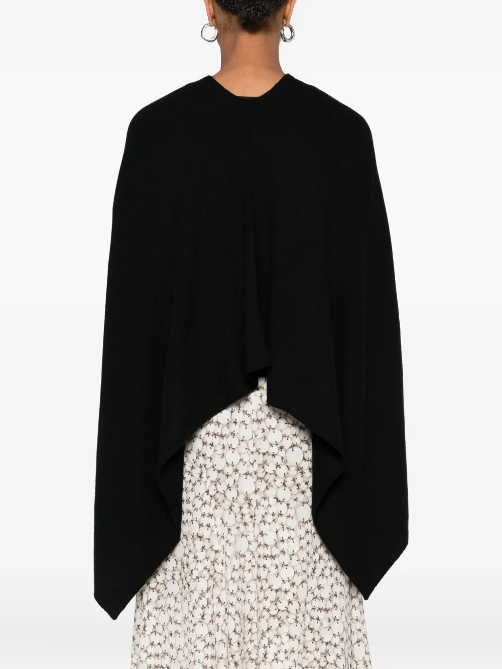 Eric Bompard Kasjmier poncho Zwart
