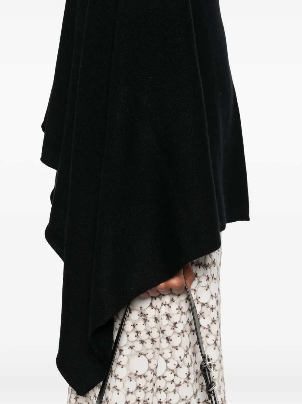 Eric Bompard Kasjmier poncho Zwart
