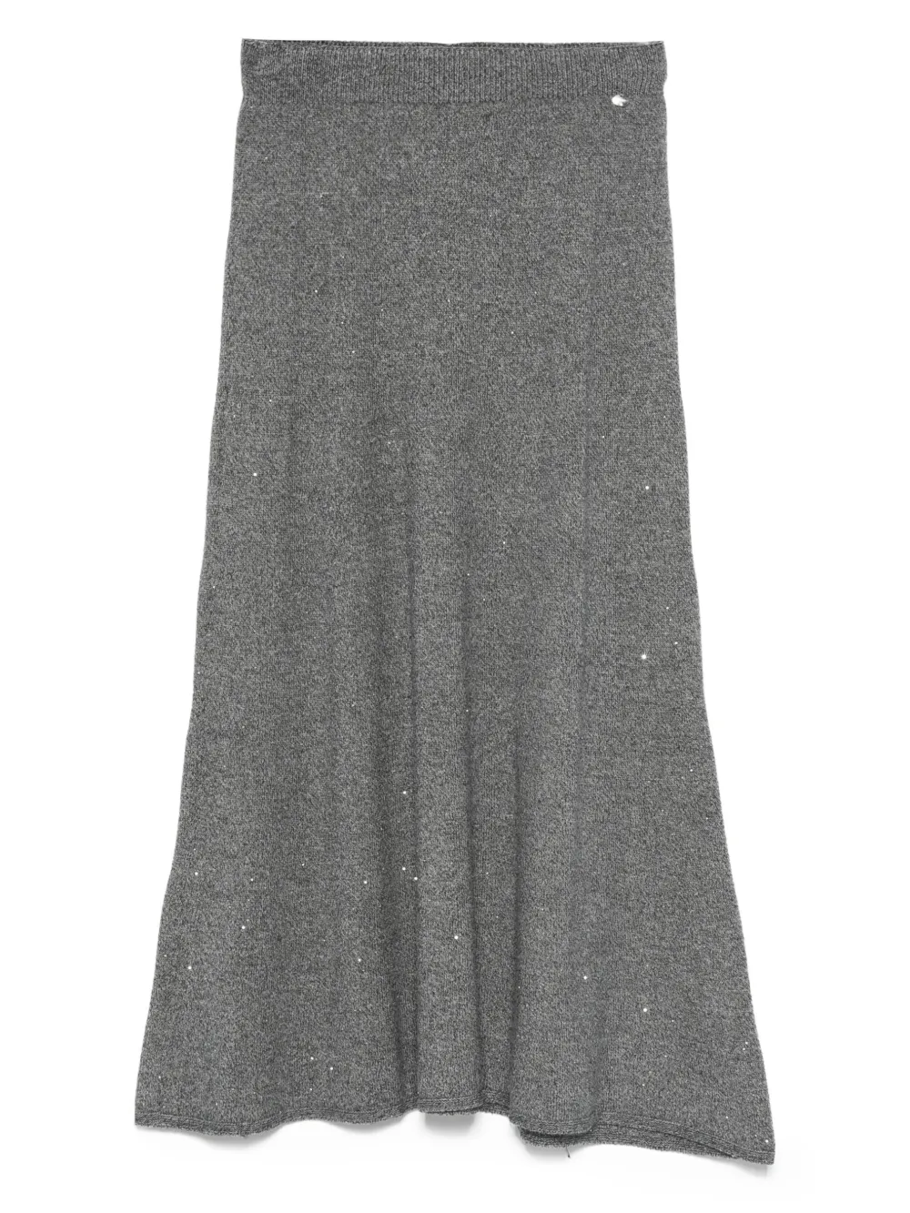 sequin-embellished A-line skirt