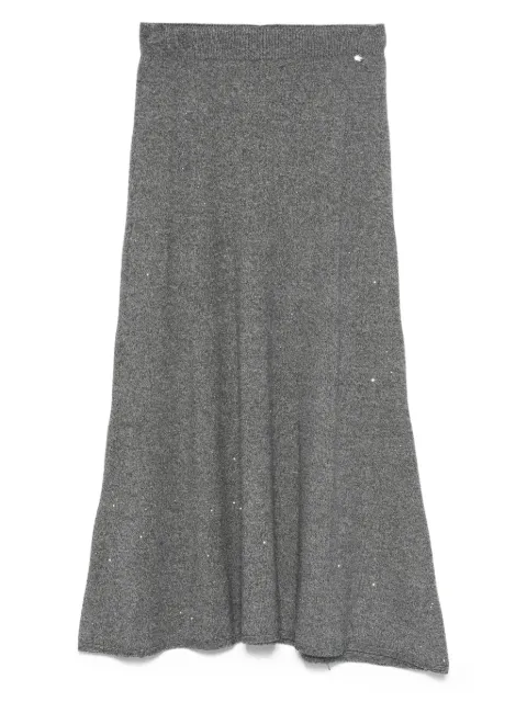 LIU JO sequin-embellished A-line skirt