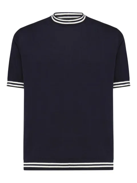 Eleventy cotton short-sleeved sweater