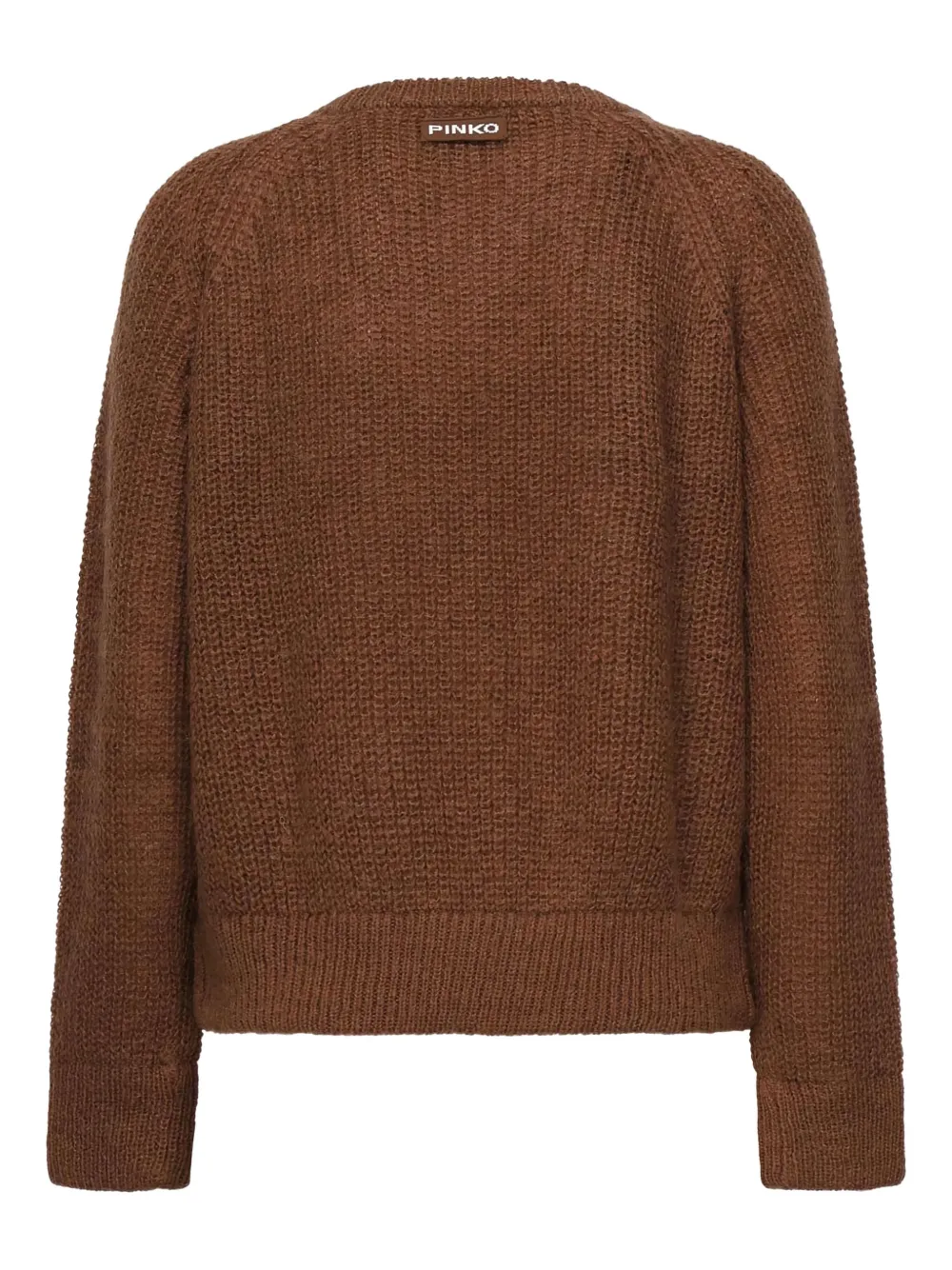 PINKO Trui met hoge hals Bruin