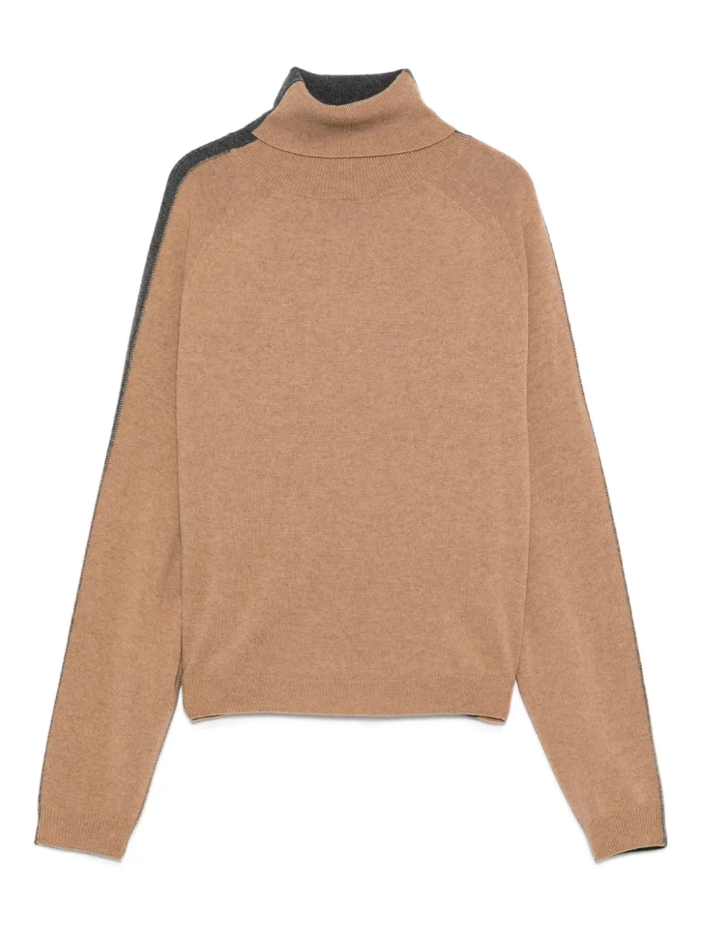 turtleneck wool-blend sweater