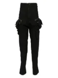 Julius Tactical drop-crotch pants - Black