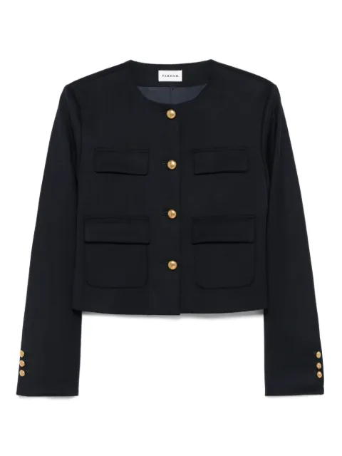 P.A.R.O.S.H. round-neck buttoned jacket