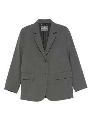 【23SS NEW】ERMANNO SCERVINO_women /シングルブレストブレザー Women's Designer Blazers & Jackets - Ermanno Scervino
