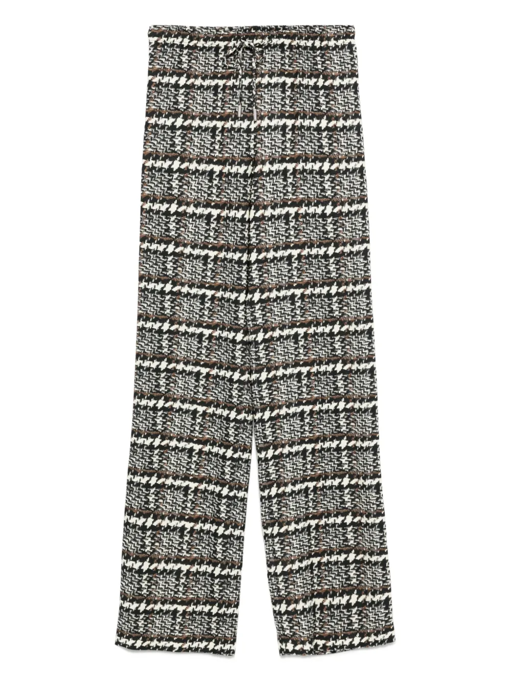 Ermanno Scervino Geruite broek Zwart