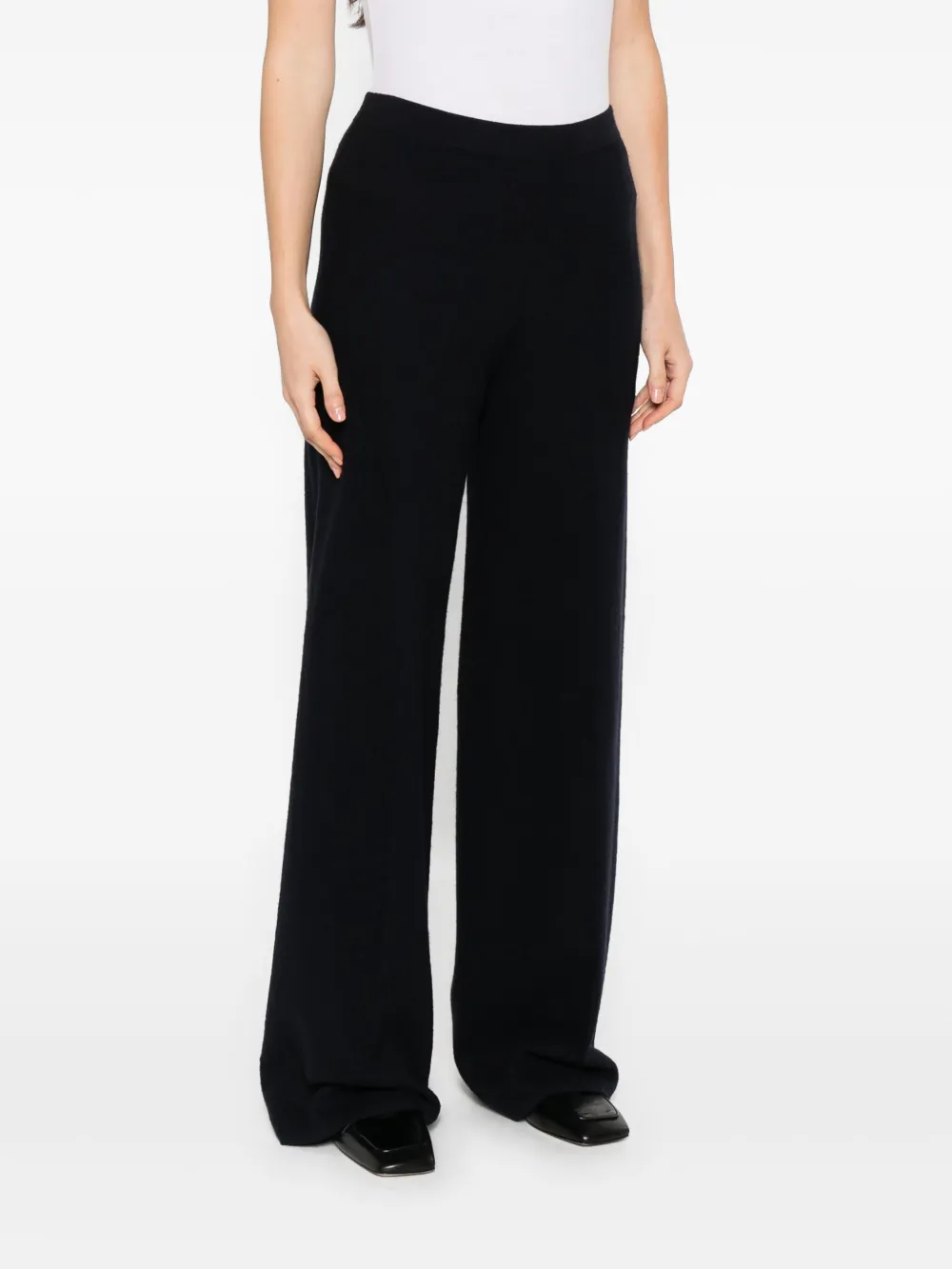 Semicouture Wollen broek Blauw