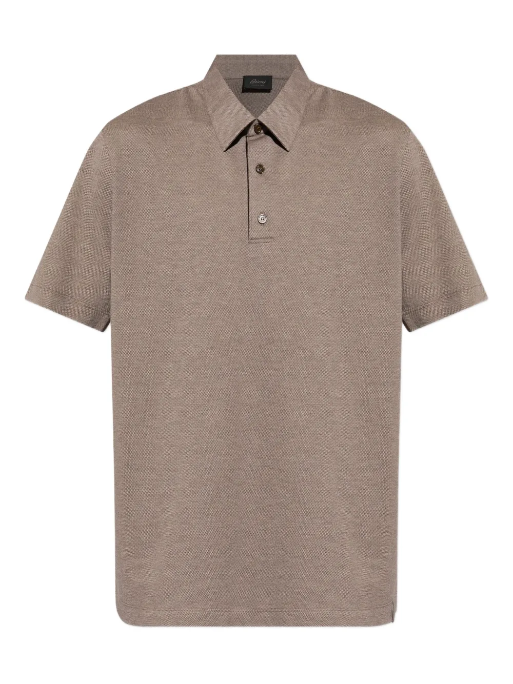 Brioni short-sleeve polo shirt Bruin