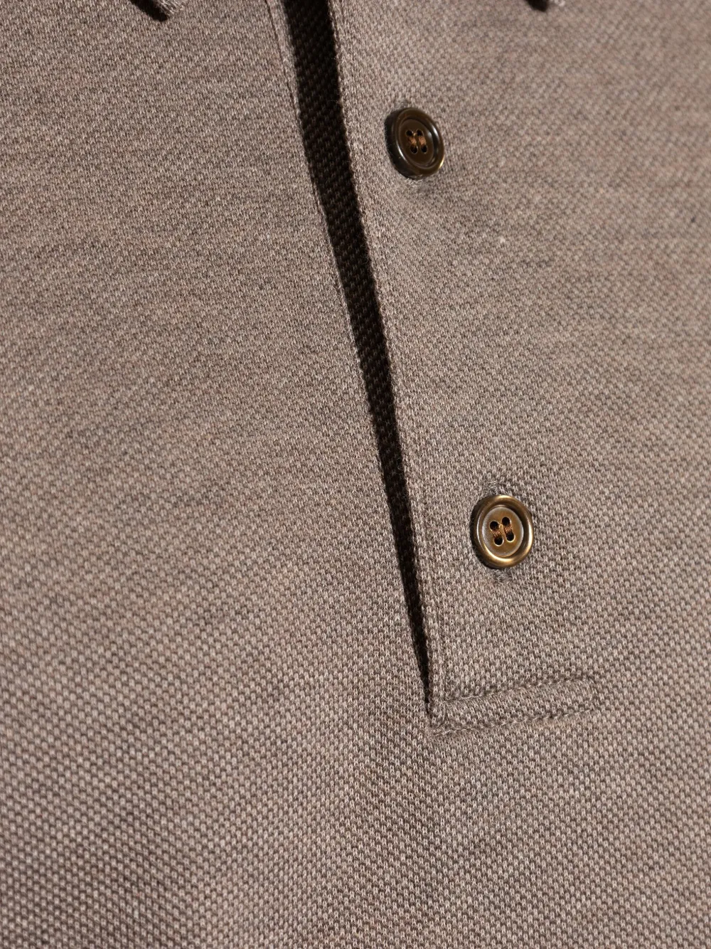 Brioni Poloshirt met korte mouwen Bruin