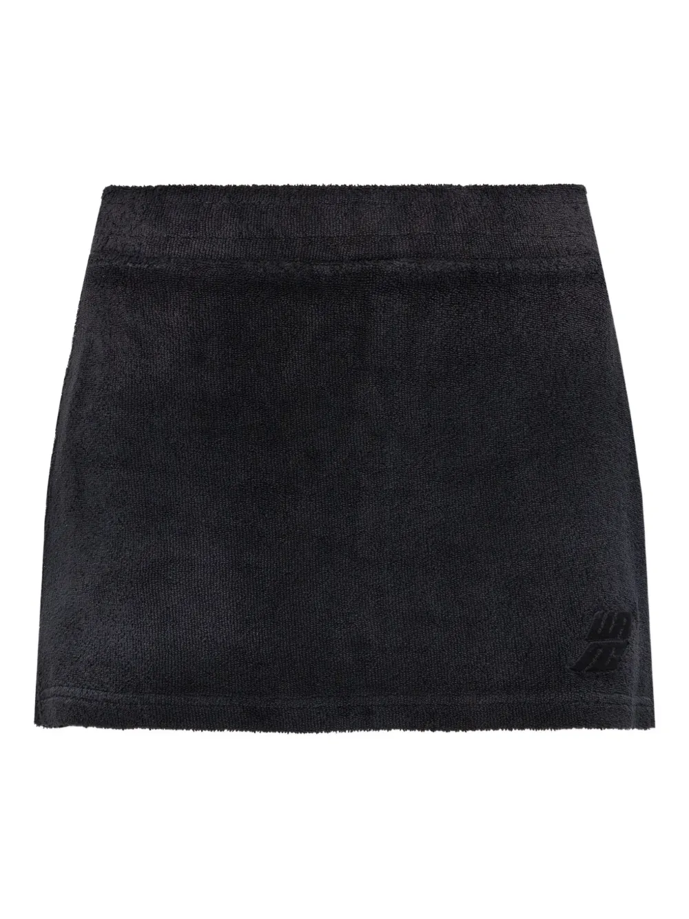 Alexander Wang embroidered cotton mini skirt Zwart