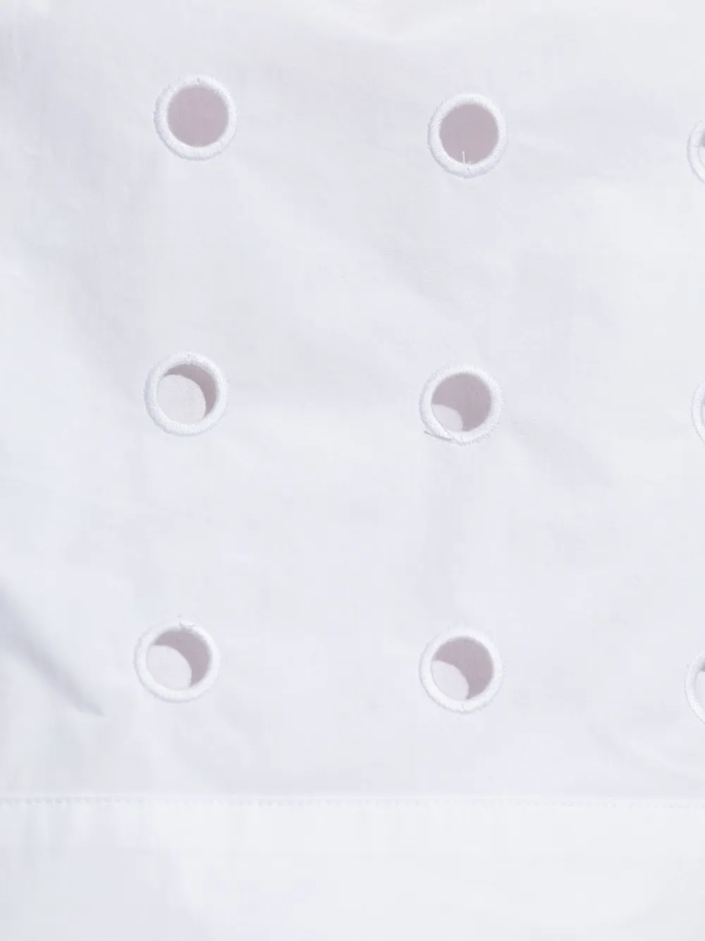 Posse Peggy mouwloze top met ringlets Wit