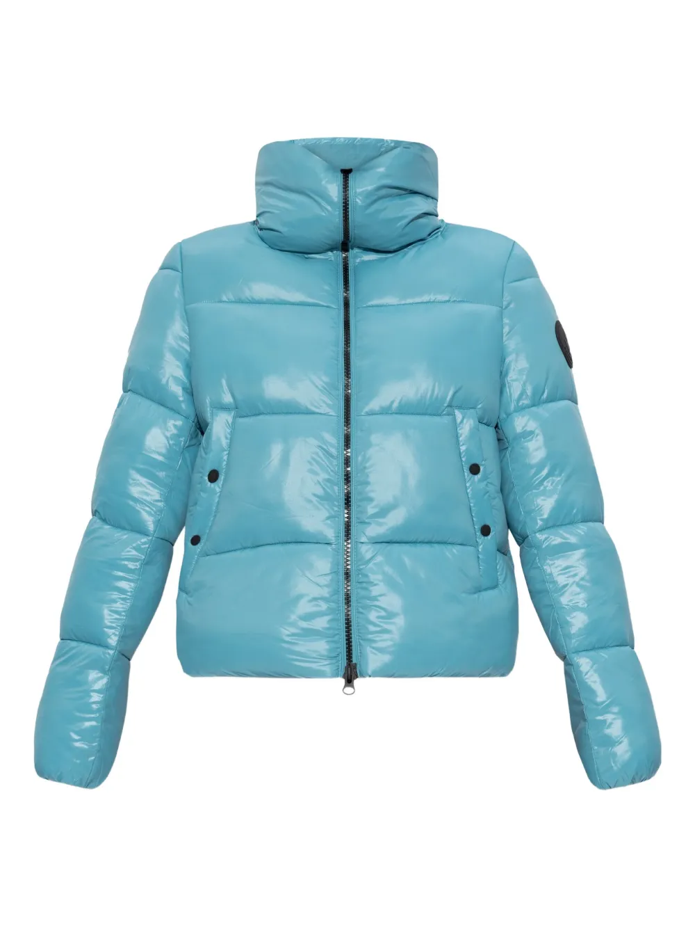 Save The Duck Mod. Isla High-neck Quilted Jacket In Blue