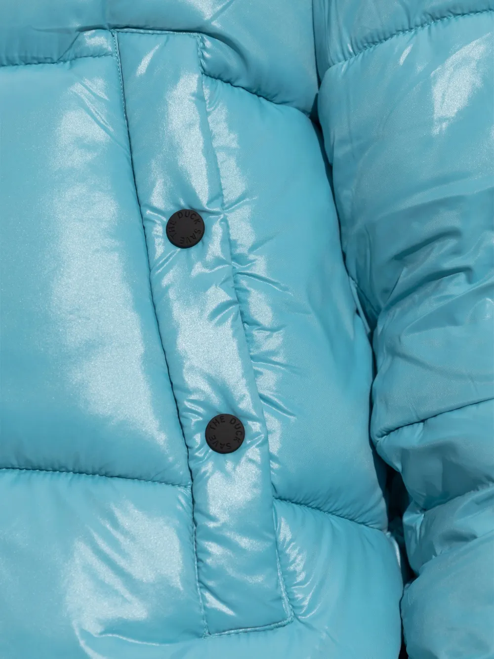 Save The Duck Mod. Isla High-neck Quilted Jacket In Blue
