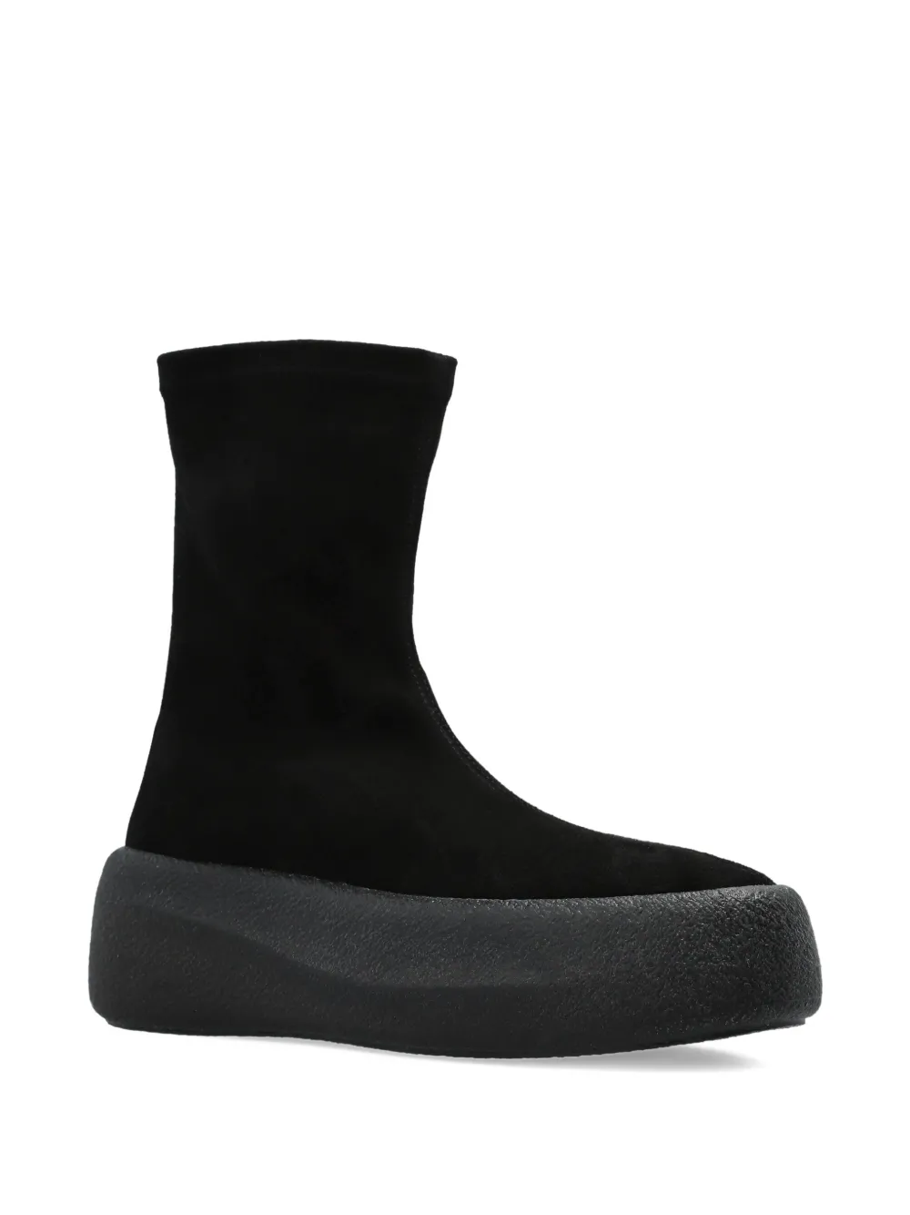 Vic Matie stretch-fabric platform trainers Black