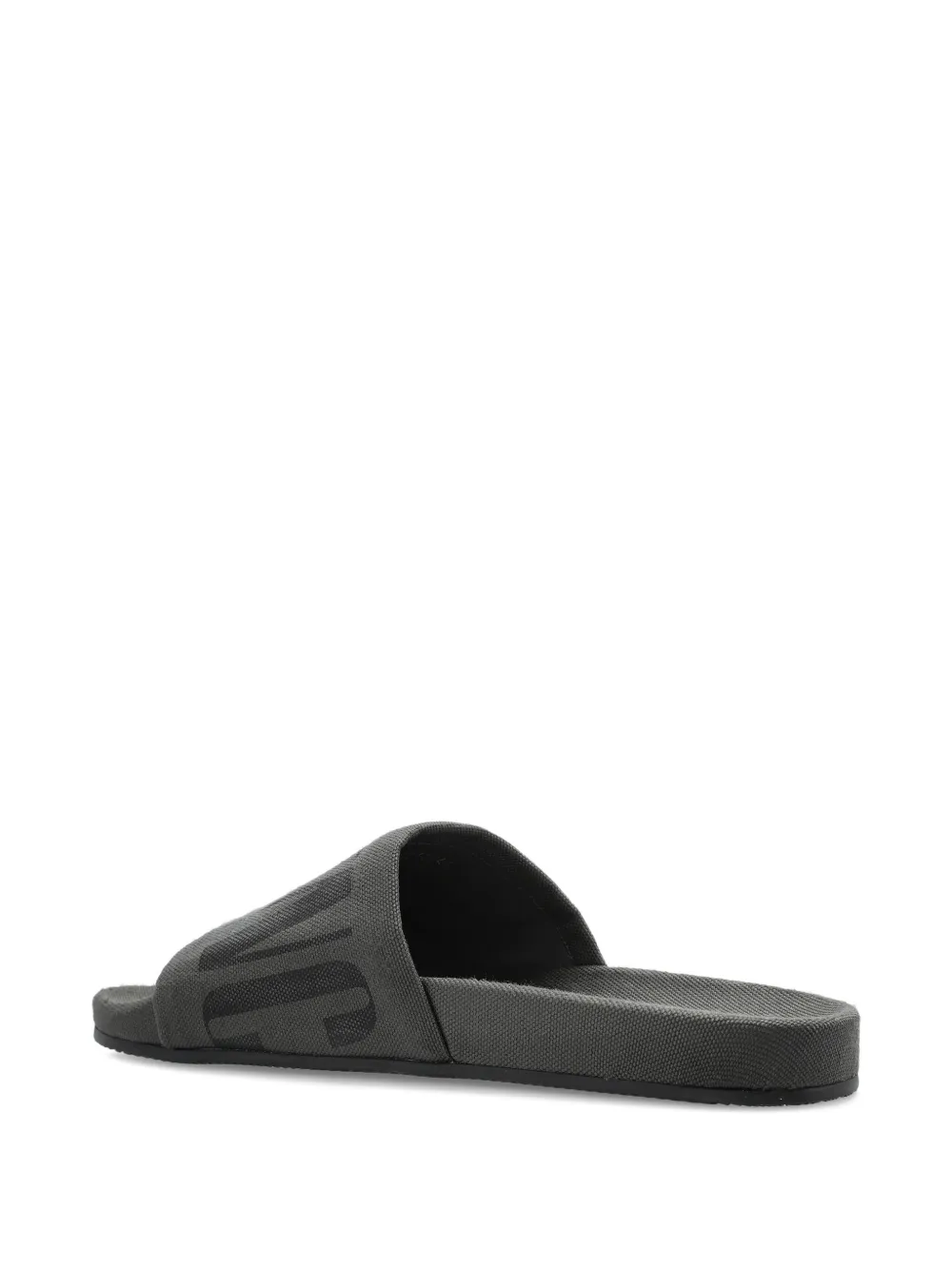 Balenciaga Slippers met logoprint Grijs