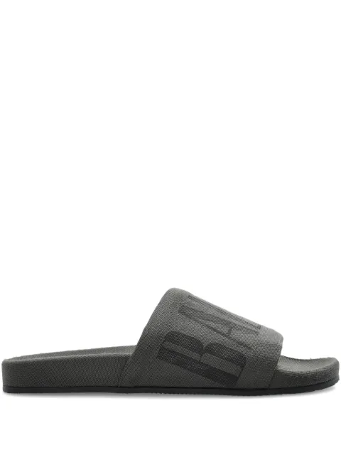 Balenciaga flip flops con logo estampado