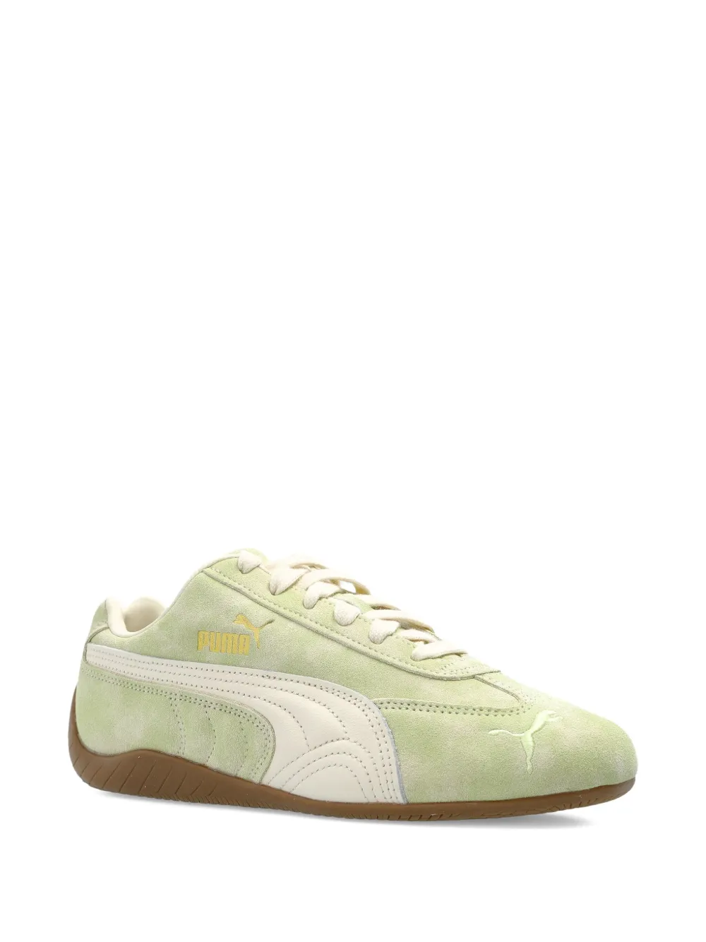 PUMA Speedcat suede-leather sneakers Green