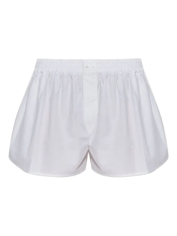 Alexander Wang ビジュートリム ショートパンツ | ホワイト | FARFETCH JP