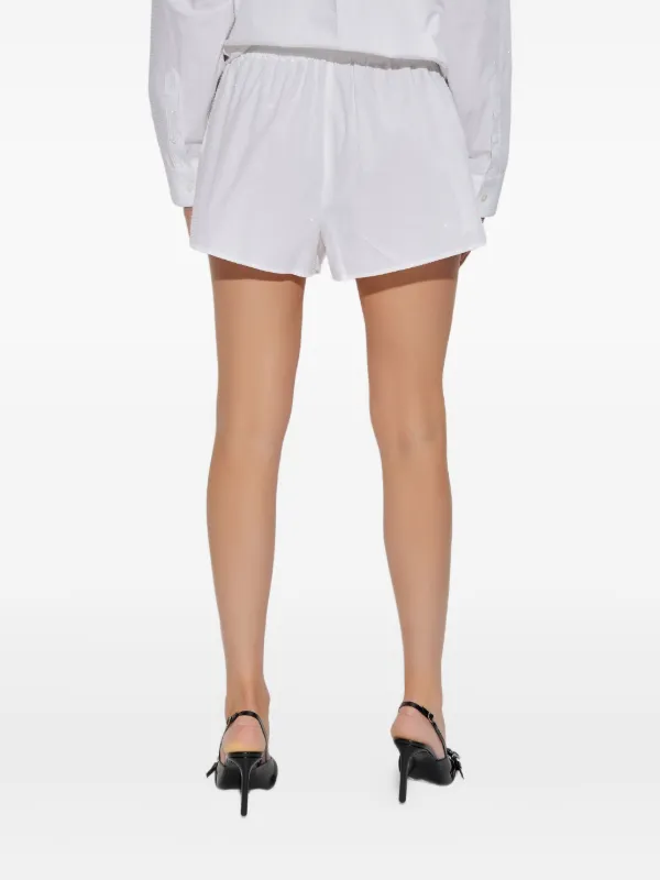 Alexander Wang ビジュートリム ショートパンツ | ホワイト | FARFETCH JP
