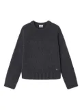 GANNI dropped-shoulders sweater - Grey