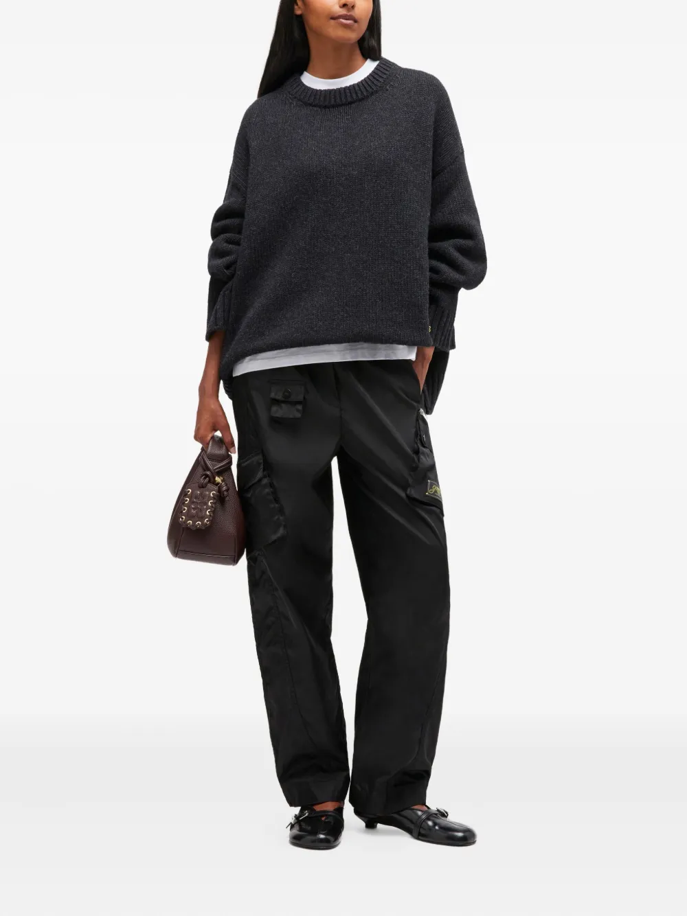GANNI dropped-shoulders sweater | Knitted Sweaters | Image 2