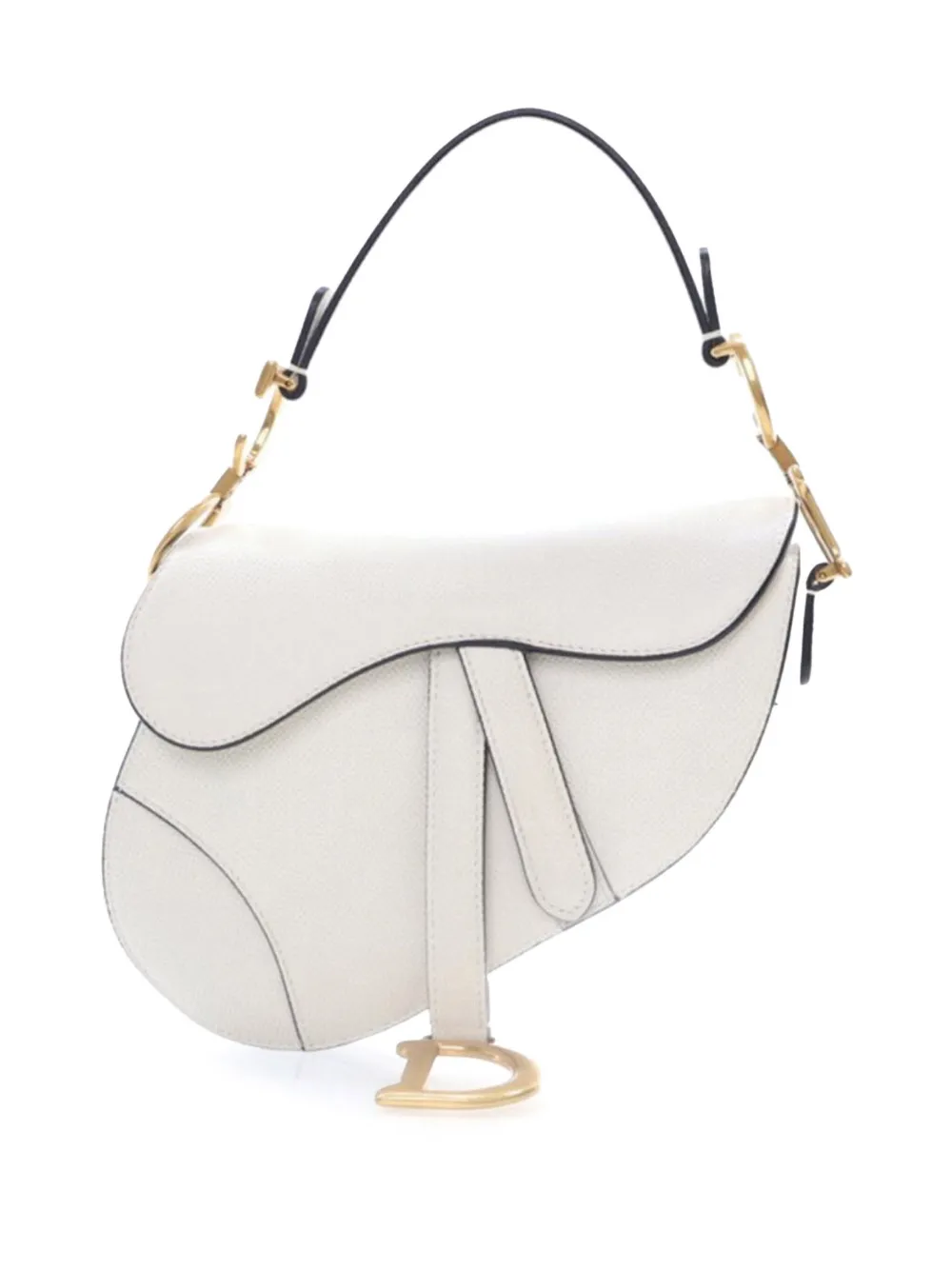 2020 Mini Grained Calfskin Saddle Bag satchel