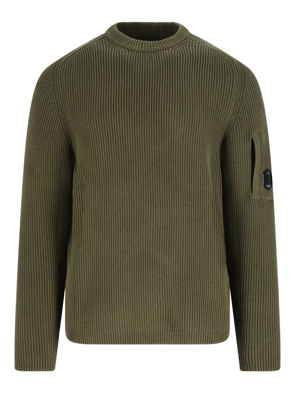 C.P. Company Geribbelde sweater met ronde hals Groen