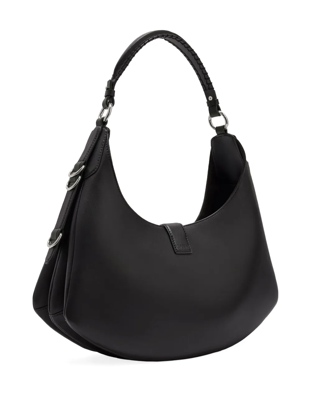 Ganni Small Kat Tote Bag In Black