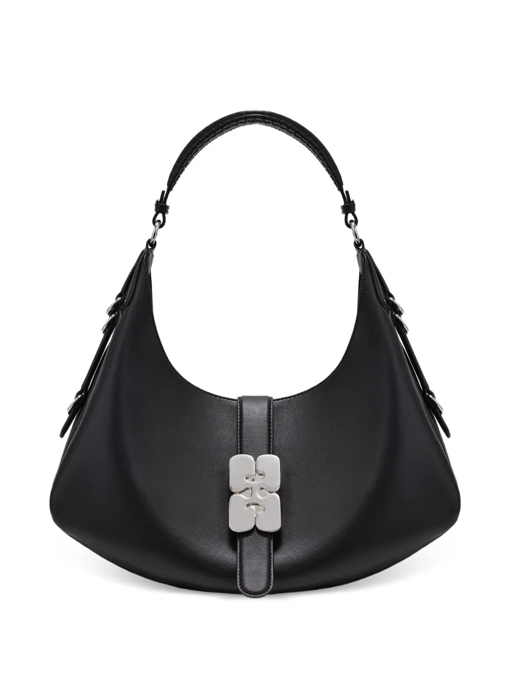Ganni Small Kat Tote Bag In Black