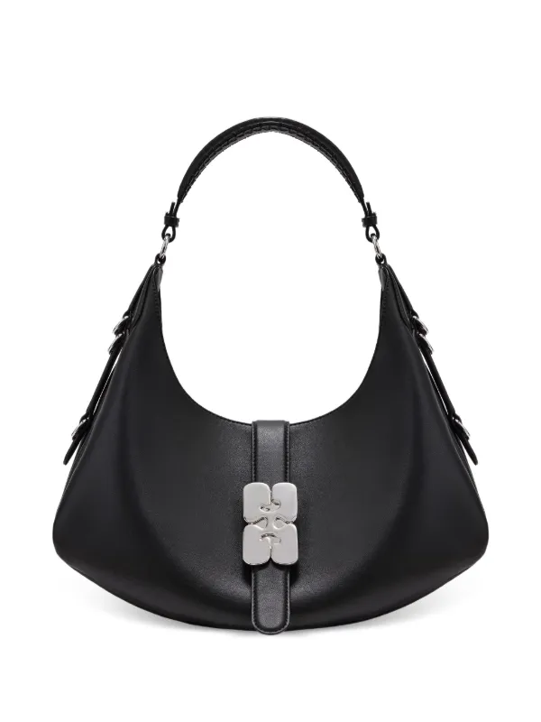 Ganni Small Kat Bag in Black