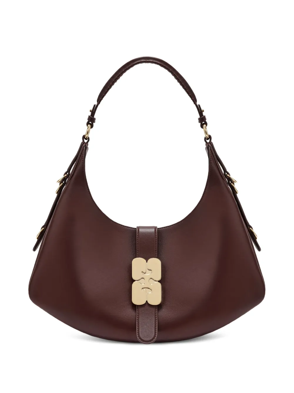 GANNI small Kat tote bag | Brown | Image 1