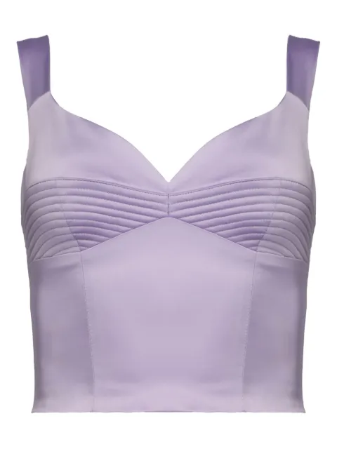 Murmur Haze stitching-detail top