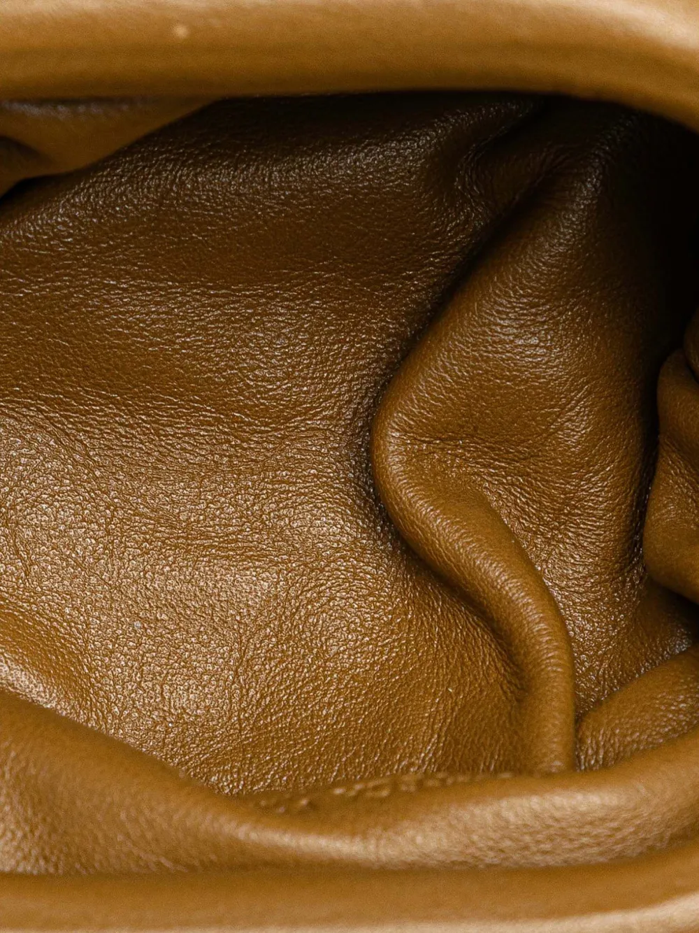 Pre-owned Bottega Veneta 2010-2025 Lambskin The Pouch Purse Coin Pouch In Brown