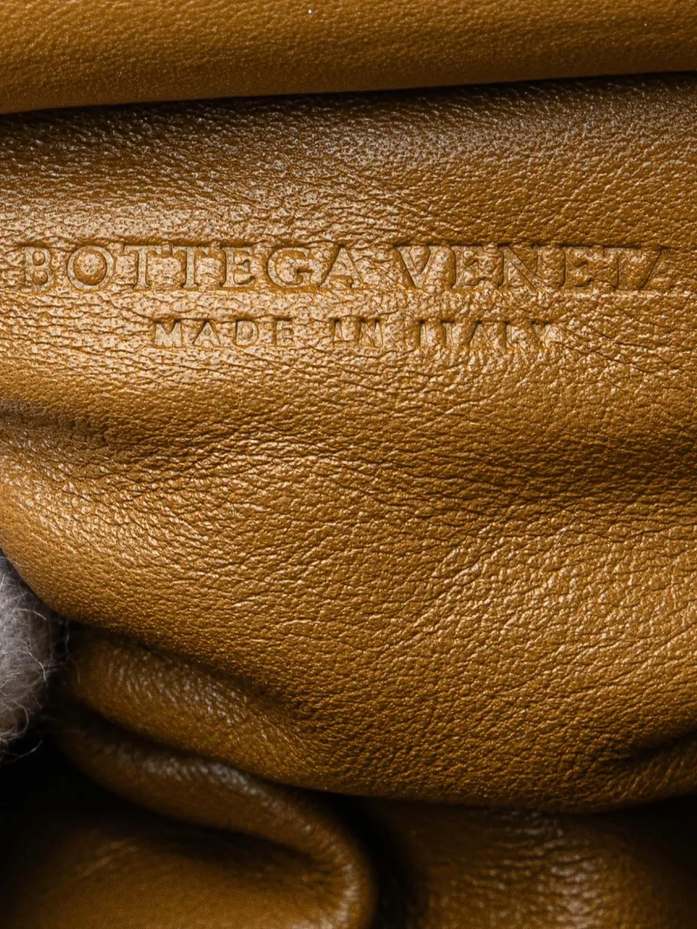 Pre-owned Bottega Veneta 2010-2025 Lambskin The Pouch Purse Coin Pouch In Brown