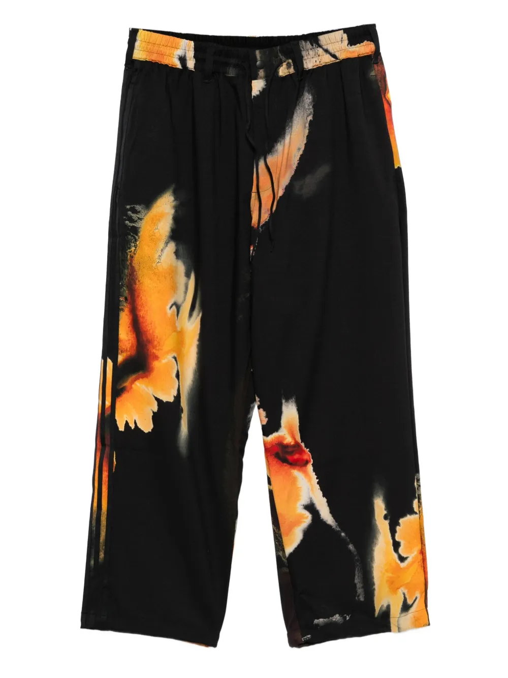 Y-3 Trainingsbroek met abstracte print Zwart