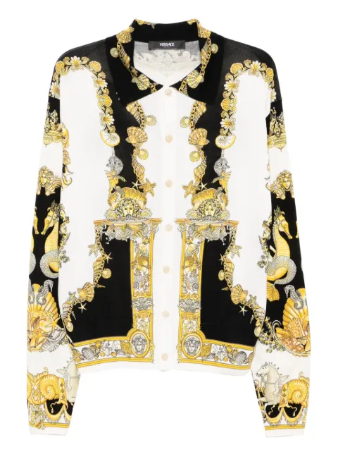 Versace Coral Theatre silk shirt