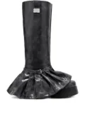 GANNI Kat platform boots - Black
