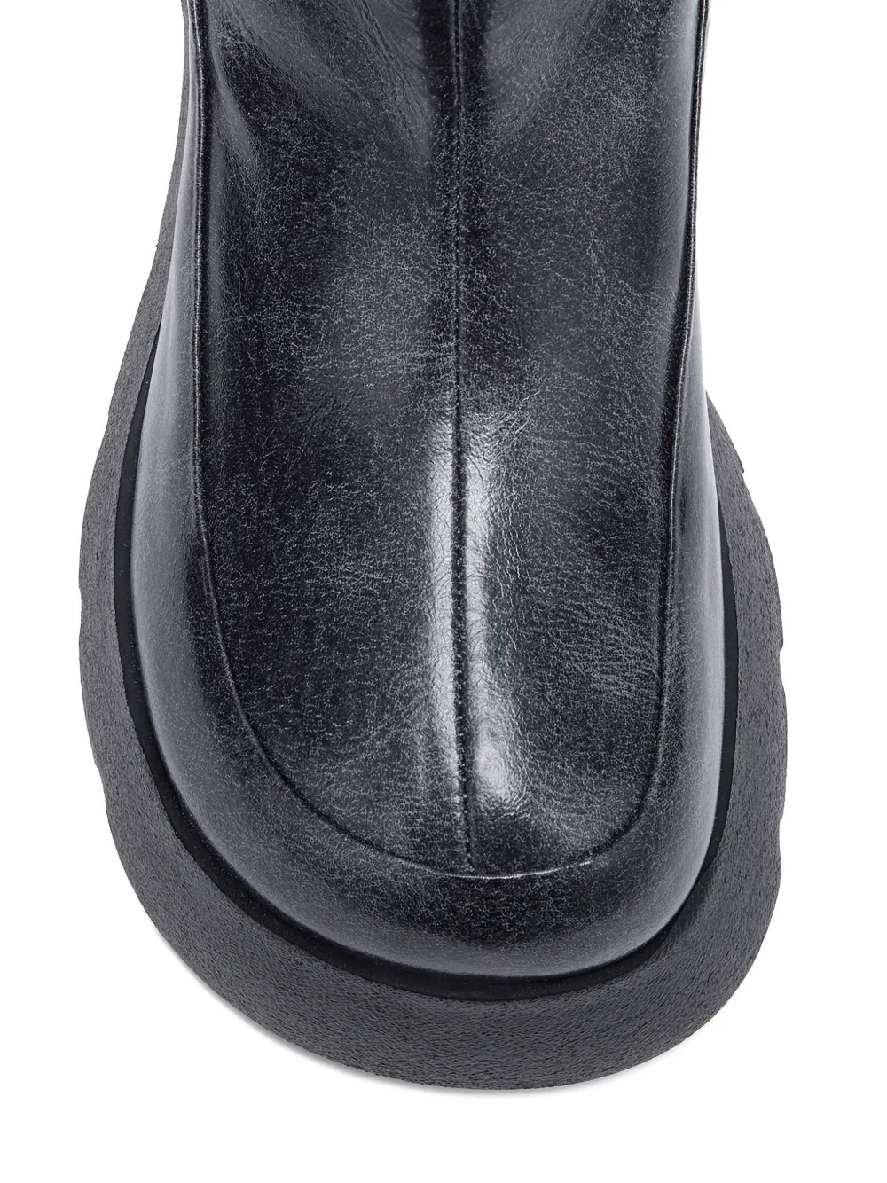 GANNI Kat laarzen met plateauzool Grijs