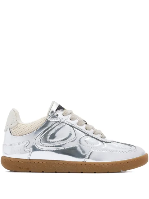 GANNI panelled sneakers
