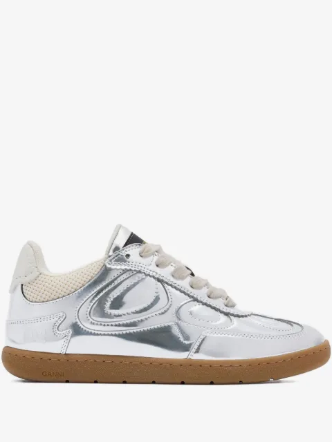GANNI panelled sneakers