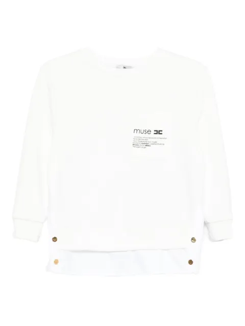 Elisabetta Franchi pocket sweatshirt